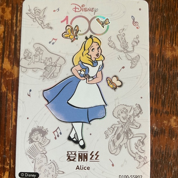 Disney 100 joyful Alice card - Picture 1 of 1